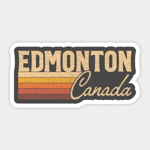 Edmonton Canada Edmonton Canada Sticker TeePublic